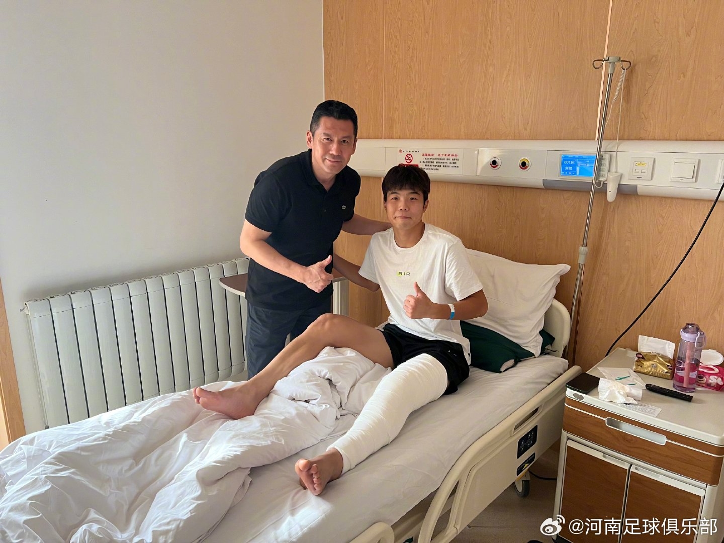 伤情公告|刘斌完成左膝前交叉韧带自体重建及半月板部分缝合手术